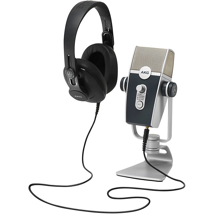 AKG Podcaster Essentials With Lyra USB Microphone and K371 Headphones Level 1 L74375004000000.gc