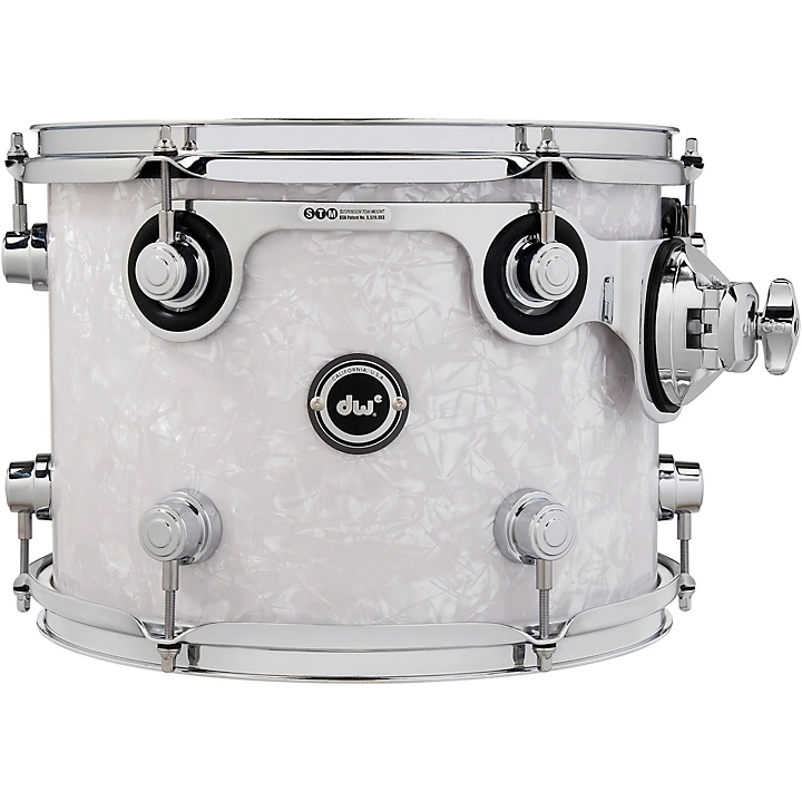 DW DWe Wireless Acoustic/Electronic Convertible Tom with STM 12 x 9 in. Finish Ply White Marine Pearl