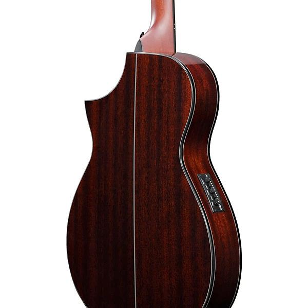 AEWC32FM Thinline Acoustic Electric Guitar Dark Green Sunset Fade