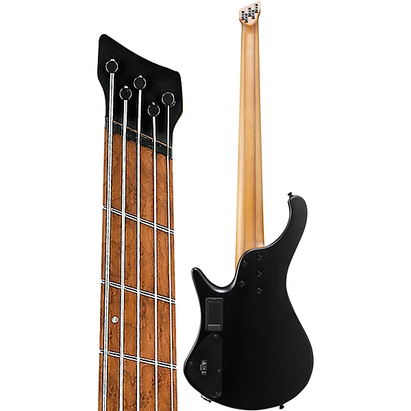 EHB1005MS 5 String Multi Scale Ergonomic Headless Bass Flat Black