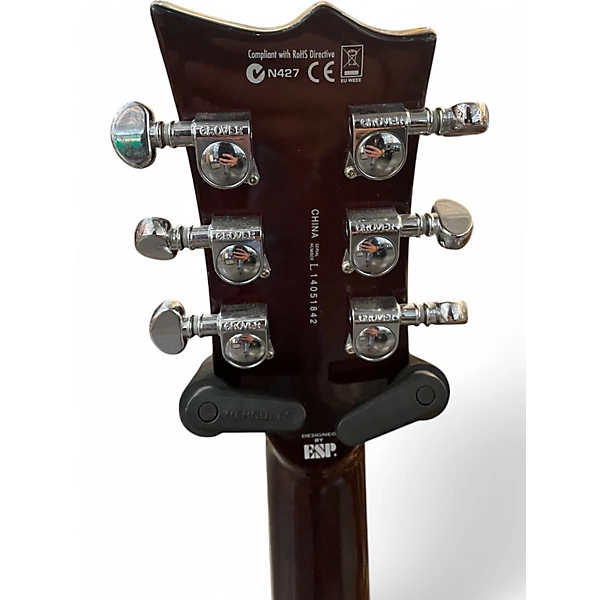 ESP Used ESP LTD EC401V Gold Top Solid Body Electric Guitar.gc