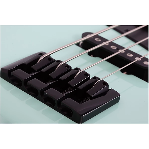 J 4 Maple Fingerboard Bass Sea Foam Green Black Pickguard