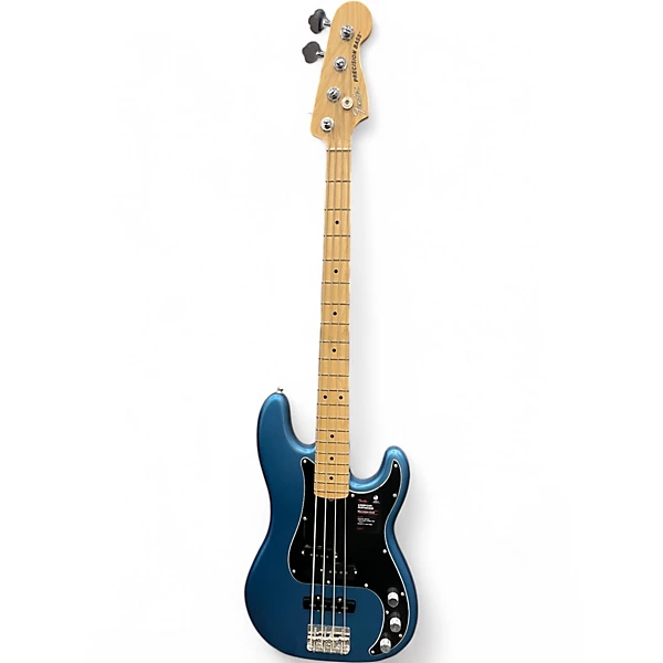 Fender Used Fender AMERICAN PERFORMER PRESICIAN BASS Lake Placid Blue Electric Bass Guitar.gc