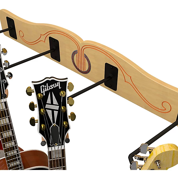 Pro File Wall Mounted 4 Guitar Hanger