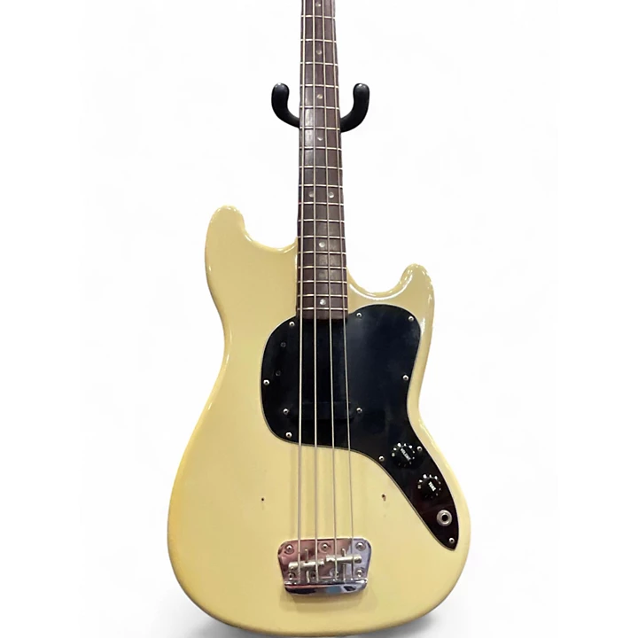 Vintage 1978 Fender MUSICMASTER BASS Olympic White Electric Bass Guitar