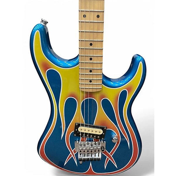 Used Kramer BARETTA HOT ROD BLUE Solid Body Electric Guitar