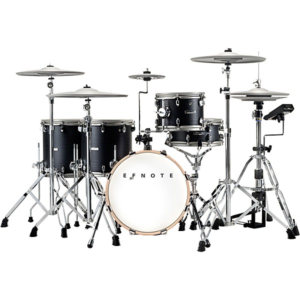 5X Acoustic Designed Electronic Drum Set Black Oak Wrap