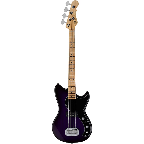 Fullerton Deluxe Fallout Shortscale With Maple Fretboard Electric Bass Purple Burst