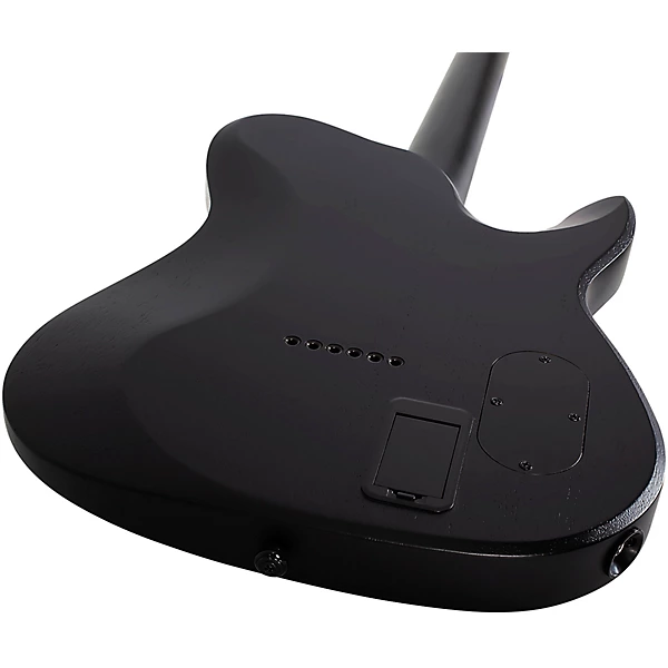 Schecter Guitar Research PT Black Ops Left Handed Electric Guitar Satin Black Open Pore