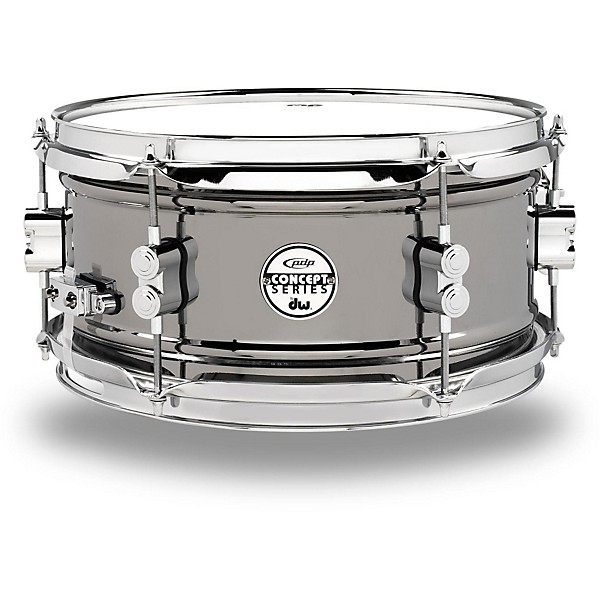PDP by DW Concept Series Black Nickel Over Steel Snare Drum 12x6 Inch