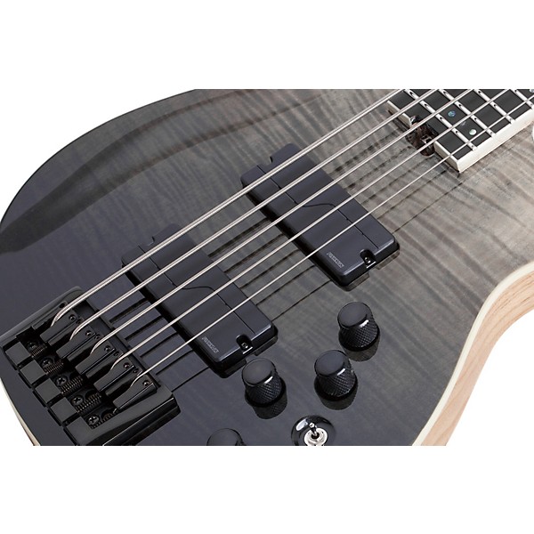 Schecter Guitar Research SLS Elite 5 5 String Electric Bass Black Fade Burst