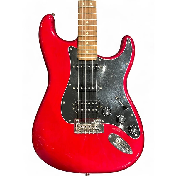Used Fender Special Edition Player Stratocaster Red Solid Body Electric Guitar