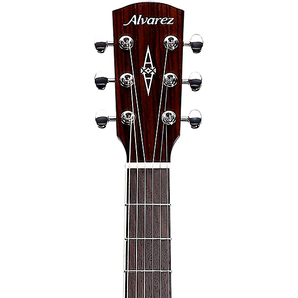 MF60E Herringbone Folk OM Acoustic Electric Guitar Natural