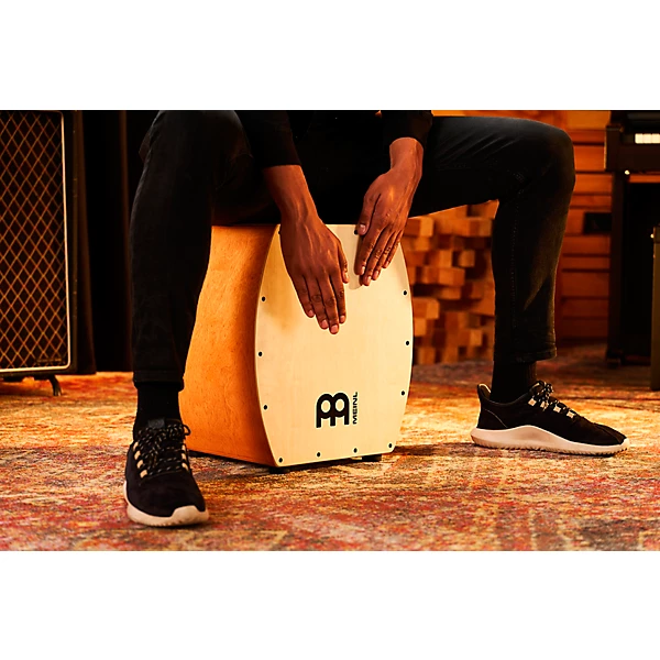 MEINL Arch Bass Snare Cajon with Maple Frontplate Super Natural
