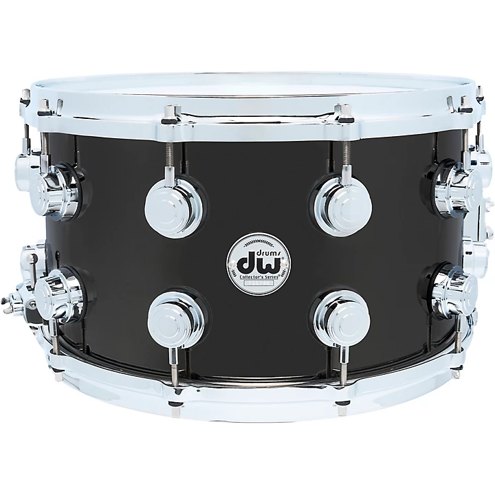 DW Collector's Series Black Nickel Over Brass Snare Drum With Die Cast Hoops 14 x 8 in. Black Nickel Over Brass