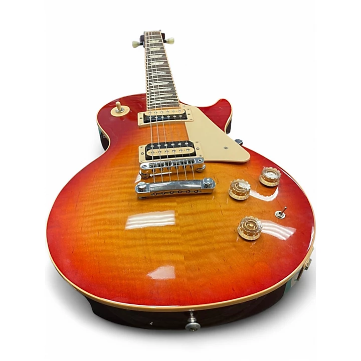 Used Gibson Les Paul Classic cherry sunburts Solid Body Electric Guitar