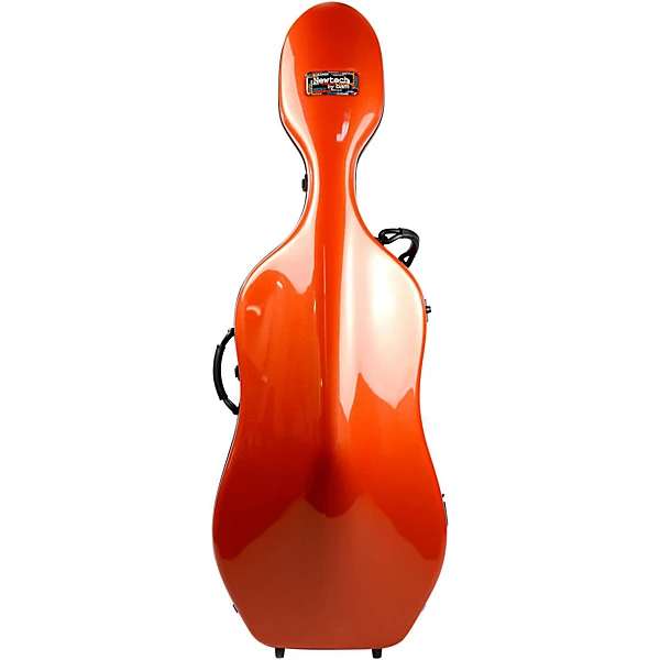 1002NW Newtech Cello Case with Wheels Terracotta