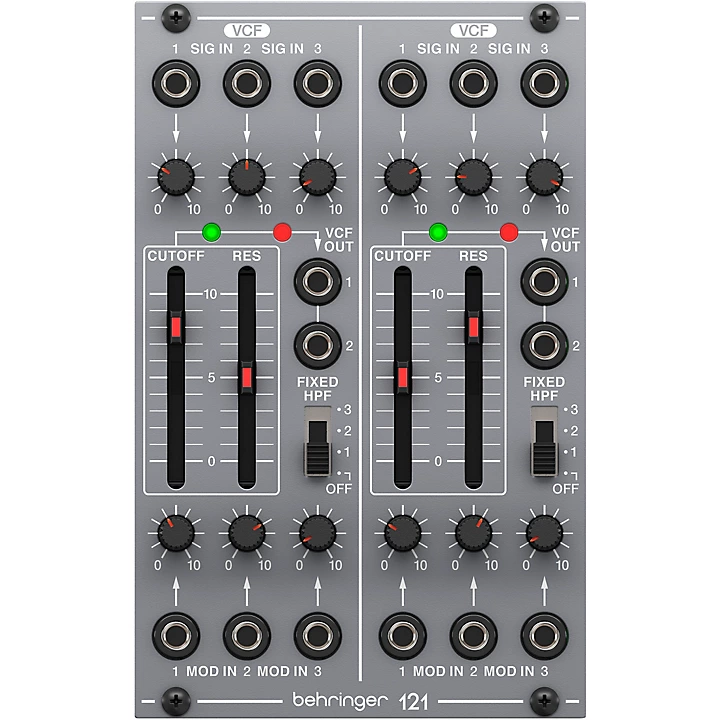 121 Dual VCF Eurorack Module