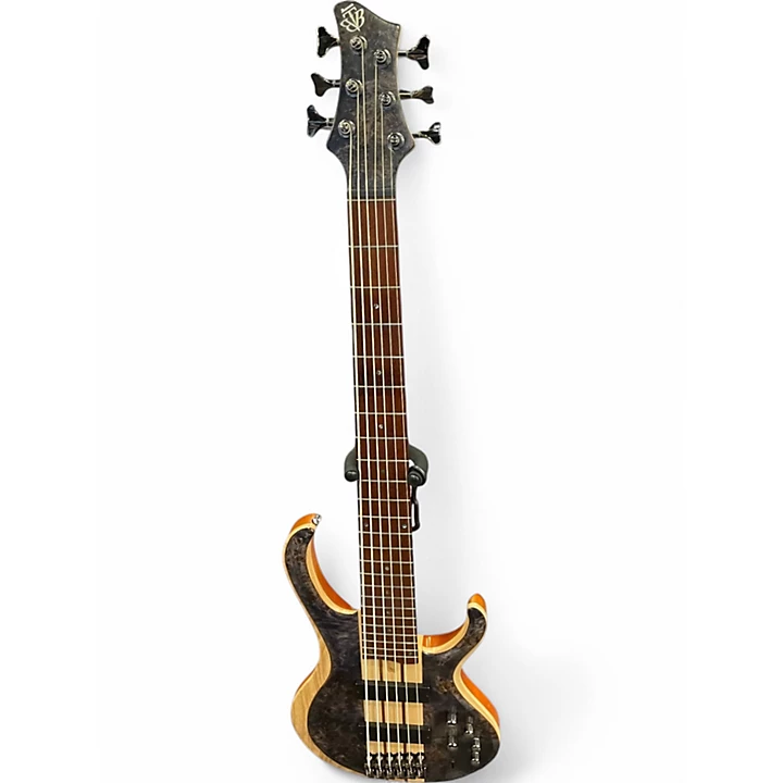 Ibanez Used Ibanez BTB846 Spalted Purple Burl Electric Bass Guitar.gc