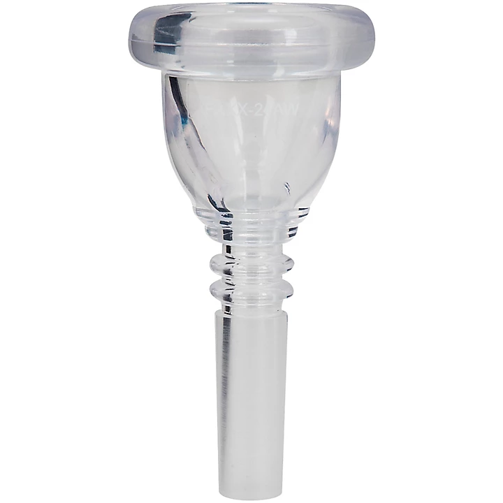Faxx Plastic Tuba Sousaphone Mouthpiece Clear 24Aw