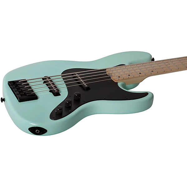 J 5 Maple Fingerboard 5 String Bass Sea Foam Green