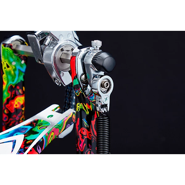 Limited Edition 50th Anniversary Iron Cobra Power Glide Psychedelic Rainbow Single Pedal