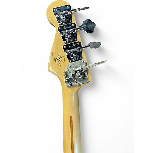 Used 1999 Fender Geddy Lee Signature Jazz Bass Black Electric Bass Guitar