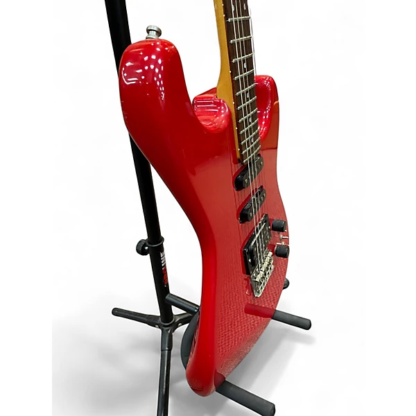 Vintage 1980s Squier Contemporary Stratocaster HSS Red Solid Body Electric Guitar