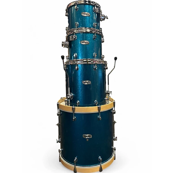 Mapex Used Mapex 4 Piece Pro M Blue Drum Kit.gc