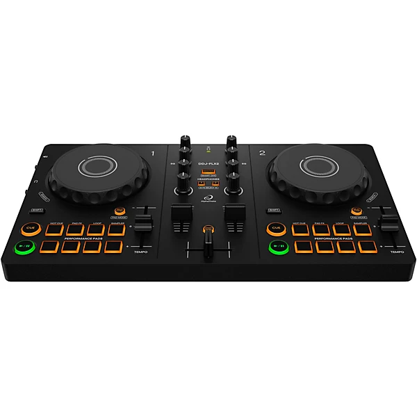 DDJ FLX2 Entry Level DJ Controller for rekordbox and Serato Black