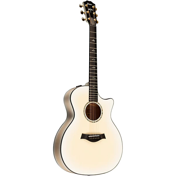 Taylor 614ce Limited Edition 50th Anniversary Grand Auditorium Acoustic Electric Guitar Trans White Edgeburst