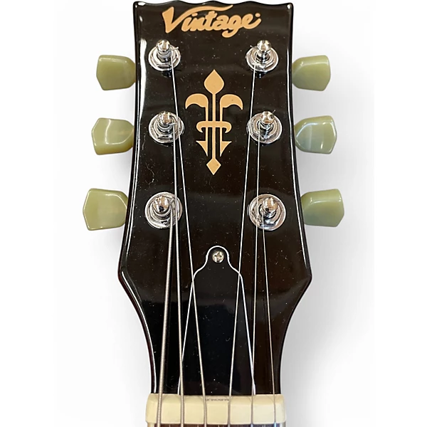 Wilkinson Used Wilkinson VSA500CR Cherry Hollow Body Electric Guitar.gc