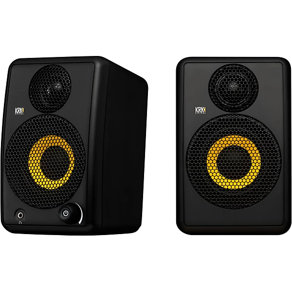 KRK GOAUX3 3 Powered Portable Studio Monitor Pair Level 1 Black L96689004001000.gc
