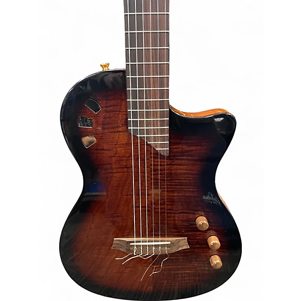 Used Cordoba stage sunburst Classical Acoustic Electric Guitar