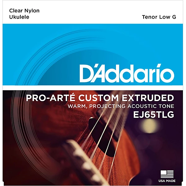 EJ65TLG Pro Arte Custom Extruded Tenor Low G Nylon Ukulele Strings