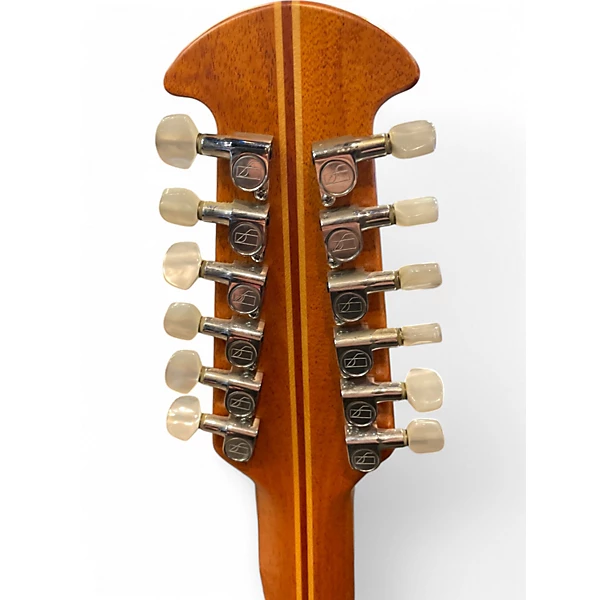 Used Ovation 1755Custom Balladeer Natural 12 String Acoustic Electric Guitar