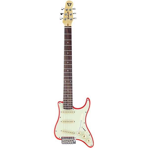 Traveler Guitar Travelcaster Deluxe Electric Travel Guitar Fiesta Red