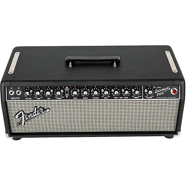 Fender Bassman 800 Hybrid 800W Bass Amp Head Black