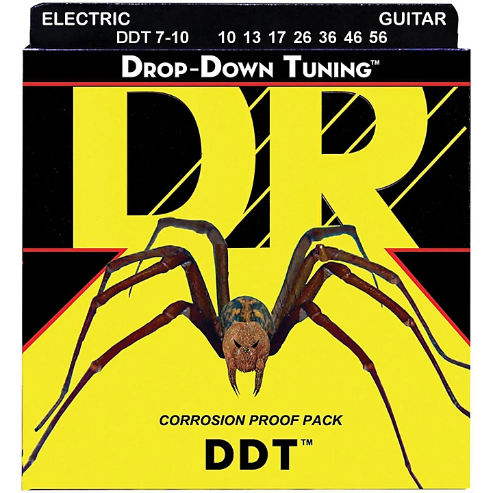 Drop Down Tuning Medium 7 String Electric Guitar Strings 10 56