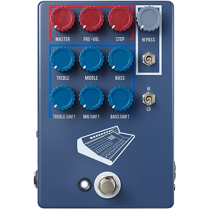Colour Box V2 10 Yr Anniversary Colorway Preamp Pedal Blue