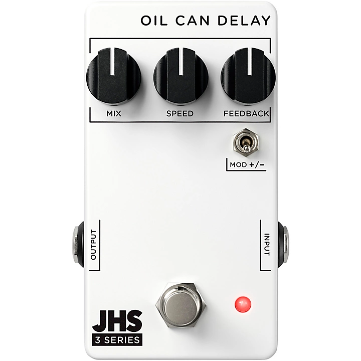 3 Series Oil Can Delay Effects Pedal White