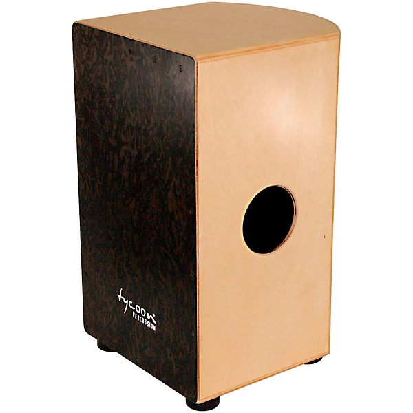 29 Roundback Series Cajon Black Makah Burl Frontplate