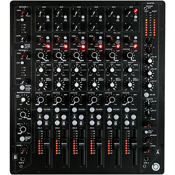 PLAYdifferently MODEL 1 6 Channel Premium Analogue DJ Mixer