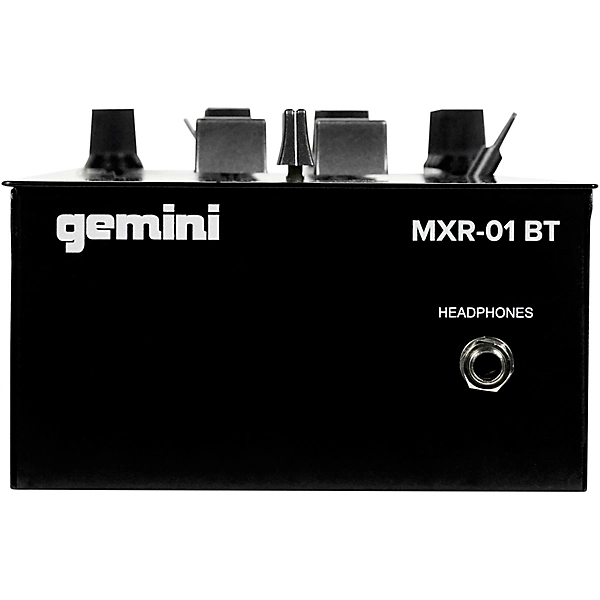 Gemini MXR 01BT 2 Channel Professional DJ Mixer With Bluetooth Input Level 1 L78911004000000.gc