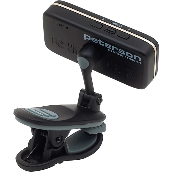 Peterson StroboClip HDC Rechargeable Clip On Tuner Black