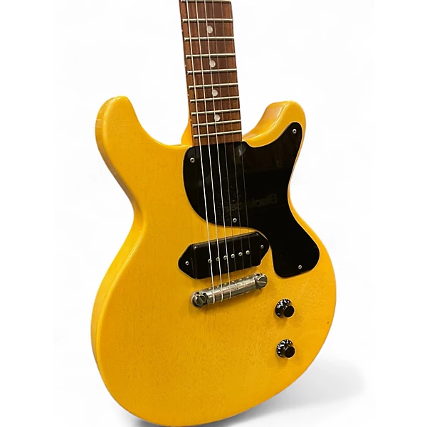 Edwards Used Edwards E JR Doublecut TV Yellow Solid Body Electric Guitar.gc