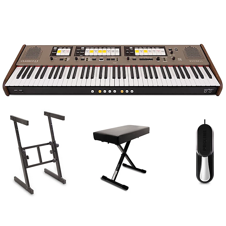 CLASSICO L3 76 Key Portable Digital Organ Essentials Bundle