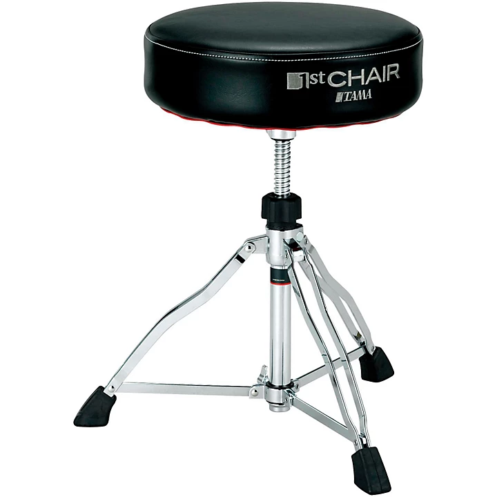 1st Chair Round Rider Drum Throne Black