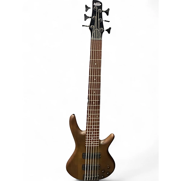 Used Ibanez GSR206 6 String Brown Electric Bass Guitar