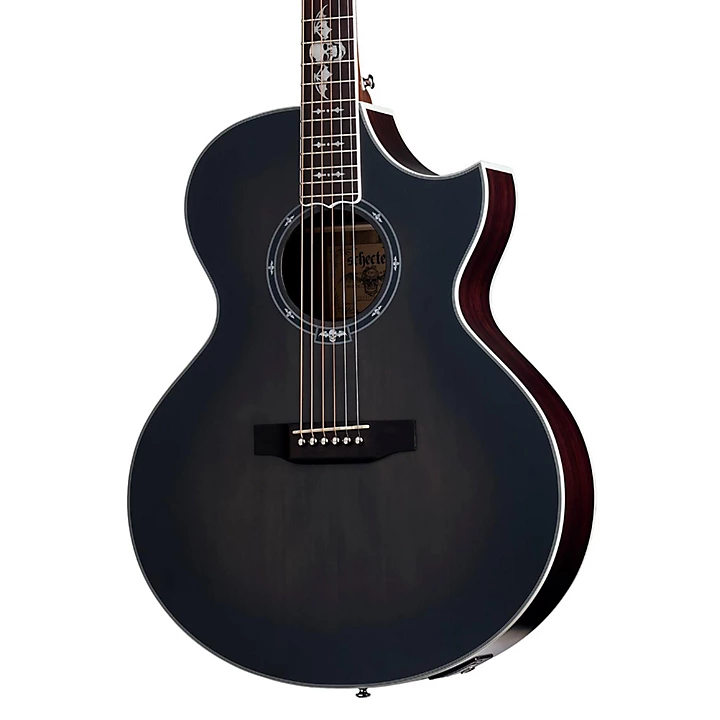 Synyster Gates 3701 Acoustic Electric Guitar Transparent Black Burst Satin